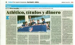 Tribuna abierta Marca sobre el MK del Atleti reducido