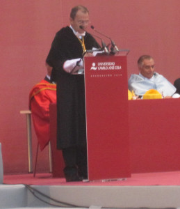 Eduardo Nolla y Nieves Segovia participaron en la Graduación 2014