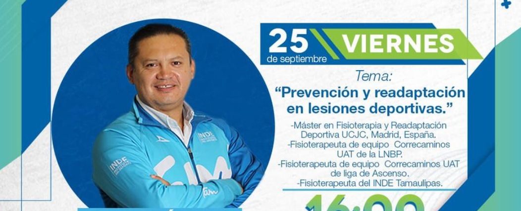 Miguel Ángel Álvarez Reyes, egresado del Máster Universitario en Fisioterapia y Readaptación en el Deporte de la UCJC, ponente en el foro en línea “Liderando el deporte”