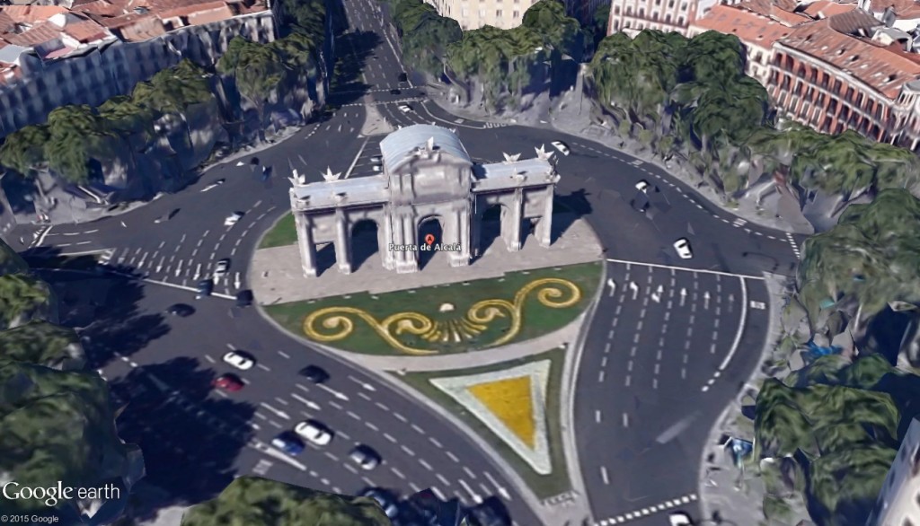 Pantalla de Google Earth Pro imagen de alta resolución